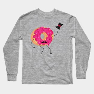 Dancing Donut Long Sleeve T-Shirt